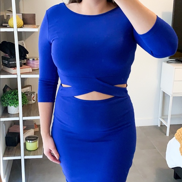 Royal blue dress - Picture 2 of 4